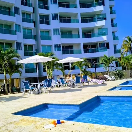 Acogedor Apartamento Con Vista Al Mar En Coveñas Exterior foto